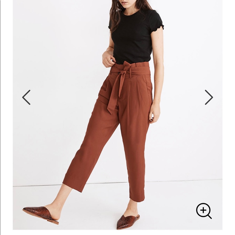 Madewell Drapey Paperbag pants